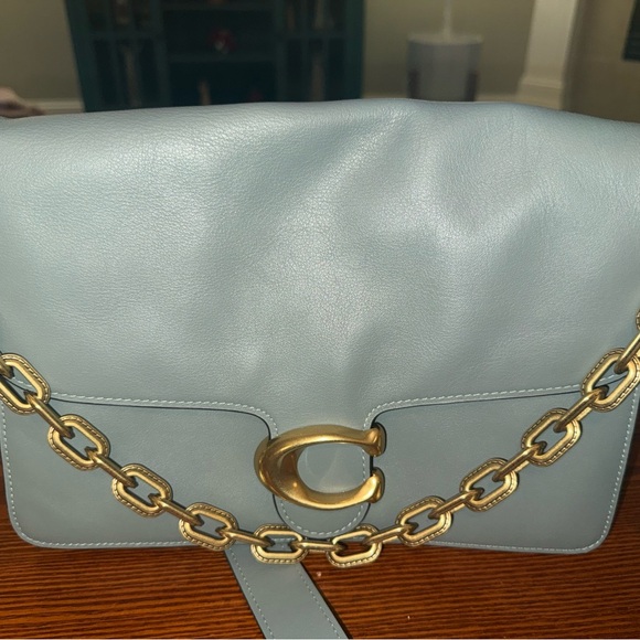 Coach Sage Green Tabby 30 Crossbody Bag with Gold Chain - Picture 10 of 14